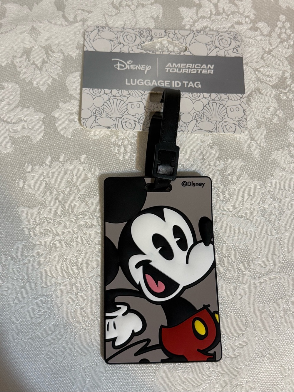 American Tourister Mickey Mouse Disney Luggage Tag NEW Travel Theme Park Cruise